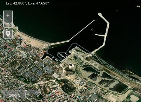 Port Kaspiysk - NASA